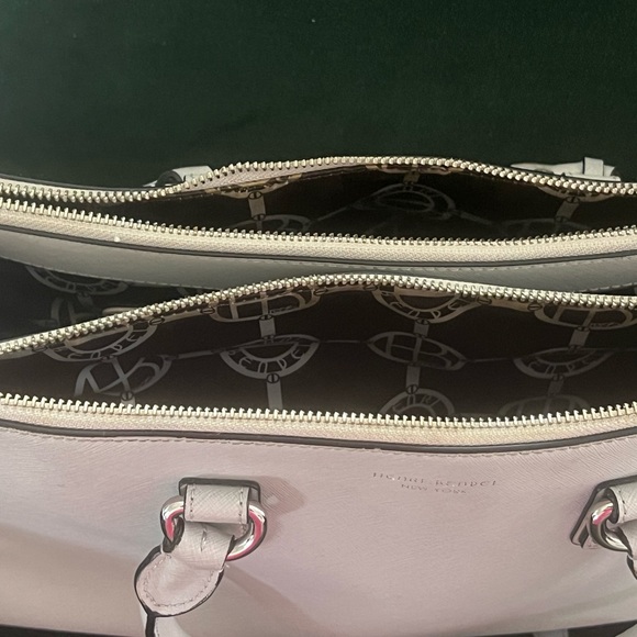 Henri Bendel Elegant Light Gray Satchel - Picture 5 of 8